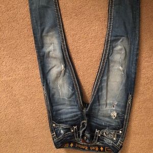 Worn with love, still good condition.